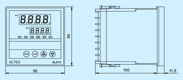 AL810 technical diagram