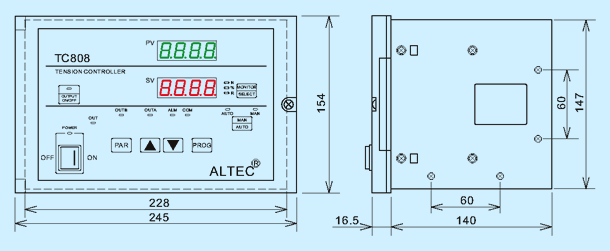 TC808 technical diagram